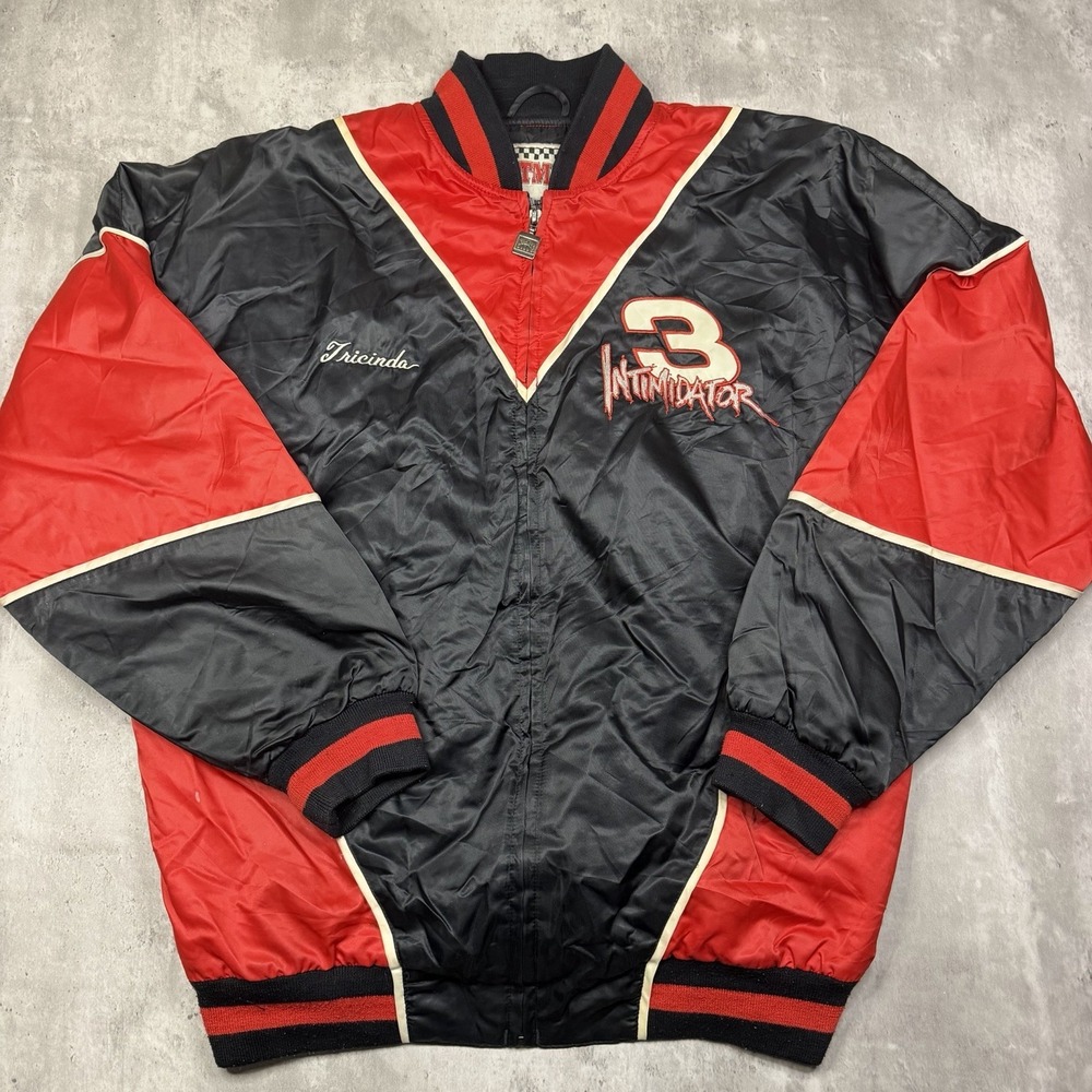 Vintage Nutmeg NASCAR Dale Earnhardt 3 Intimidator Jacket Mens XL Racing 90s
